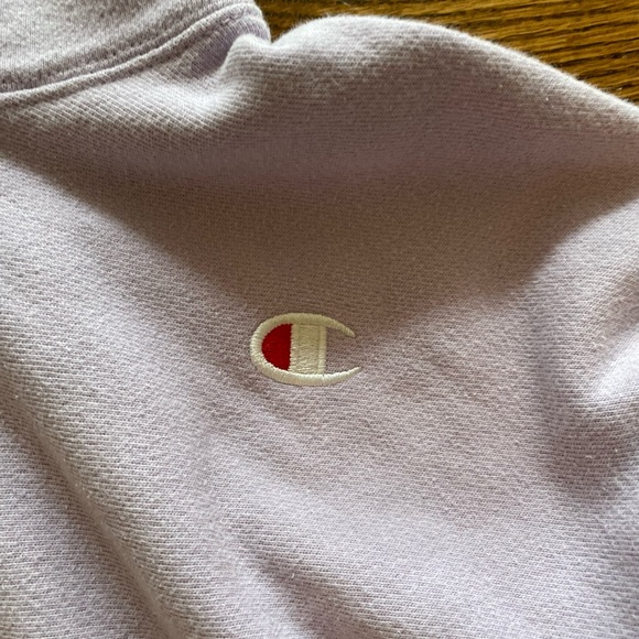 COPY - Light Purple Champion Hoodie - Picture 4 of 11